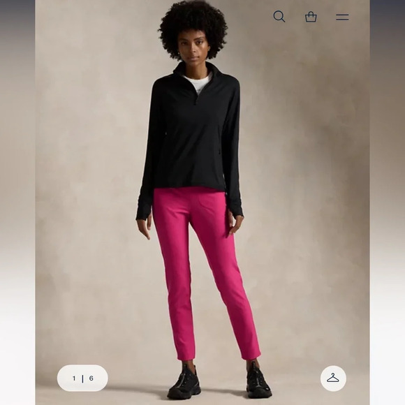 RLX Polo Women’s Stretch Twill Athletic Golf Pink Pant Size 2 NWT - Picture 2 of 10